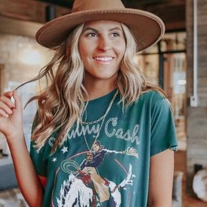 Daydreamer Johnny Cash Rodeo Tee 🔥